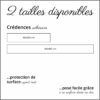 2 tailles disponibles de crédences adhésives d'aspect mat pose facile