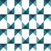 Motif géométrique Damier clouté vert canard - Mon Carré Créatif