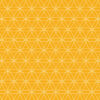 Détail motif géométrique Fleur de vie blanche fond jaune - Mon Carré Créatif