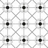 Détail motif carreaux de ciment Alliance fleurie gris perle - Mon Carré Créatif