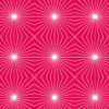 Détail motif géométrique Illusion stellaire blanche fond framboise - Mon Carré Créatif
